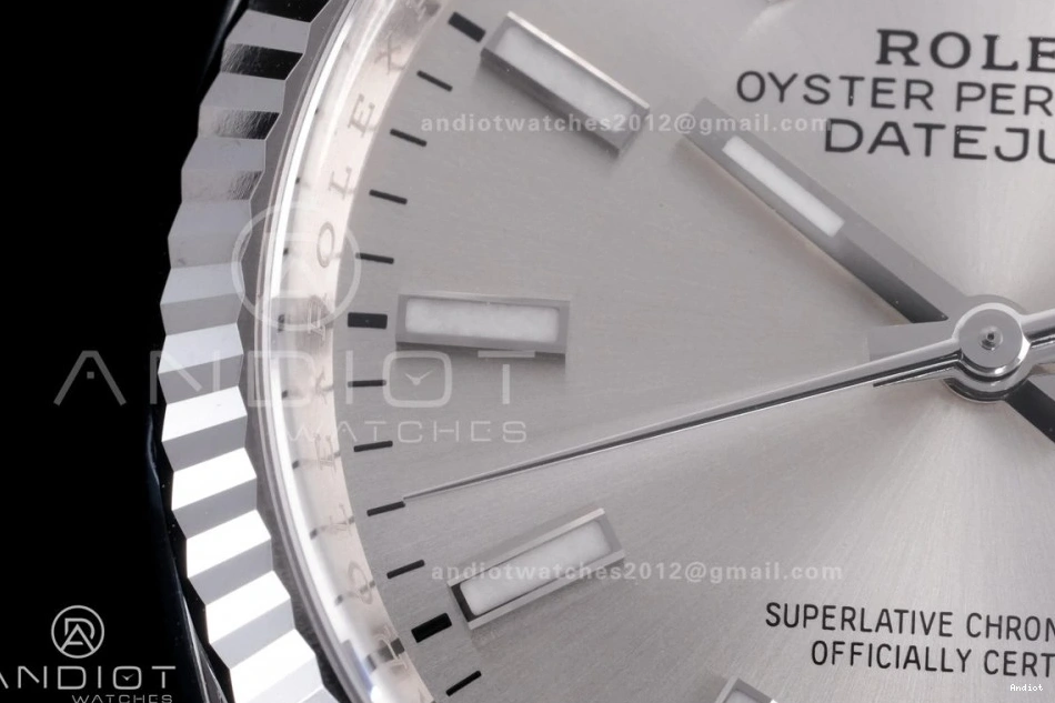 Edition 904L Jubilee SH3235 Silver Best Bracelet Steel DateJust 36 Clean 1:1 on 126234 Stick Dial 0127